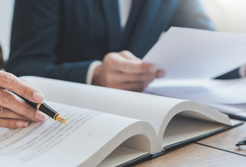 Reviewing property settlement legal contracts