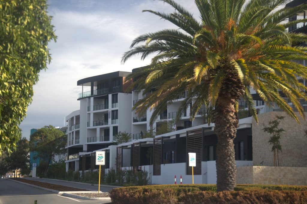 Modern Perth multi-story apartment building